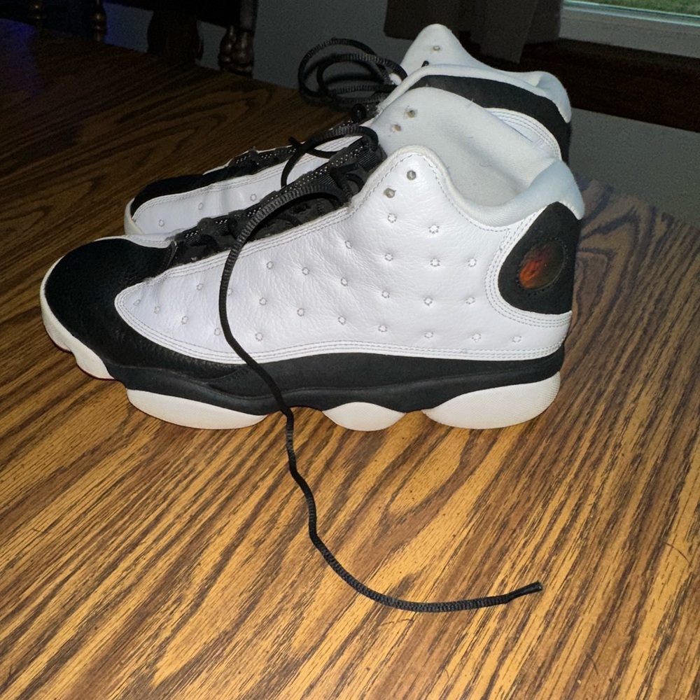 Jordan Black and White Sneakers